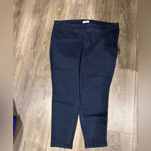 Lane Bryant Navy Skinny Jeans